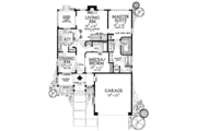 Traditional Style House Plan - 2 Beds 2 Baths 1273 Sq/Ft Plan #72-323 
