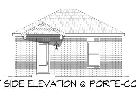 Exterior - Other Elevation 3 for Contemporary House Plan #932-924 - 5 bed, 4.5 bath