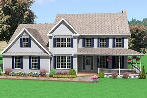 Traditional Exterior - Front Elevation Plan #75-180