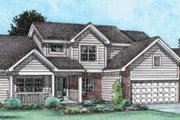 Traditional Style House Plan - 4 Beds 4 Baths 2765 Sq/Ft Plan #20-1787 