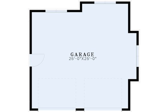 Floor Plan - Main Floor for European House Plan #17-3474, 0 bath
