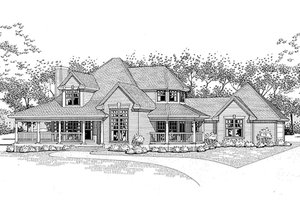 Traditional Exterior - Front Elevation Plan #120-130