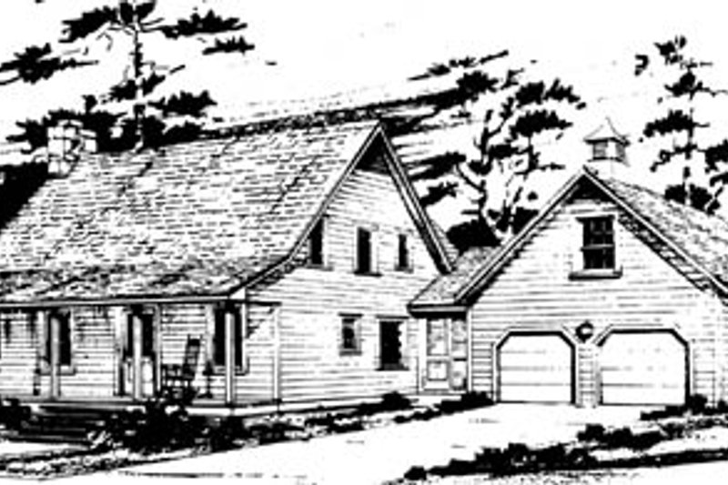 Country Style House Plan - 4 Beds 3 Baths 2396 Sq/Ft Plan #10-248