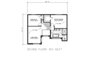 Modern Style House Plan - 2 Beds 1.5 Baths 1446 Sq/Ft Plan #138-379 