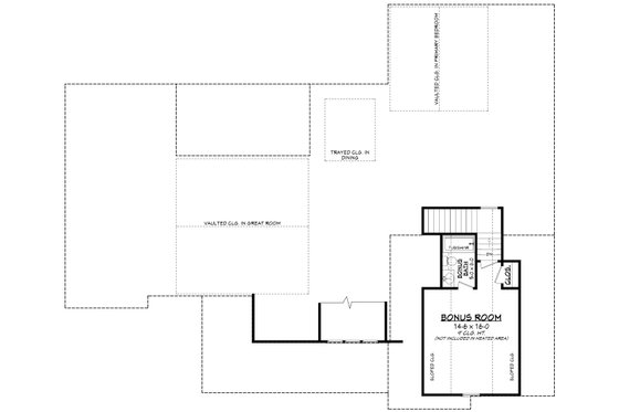 Floor Plan - Other Floor 1 for Farmhouse House Plan #430-244 - 3 bed, 2.5 bath