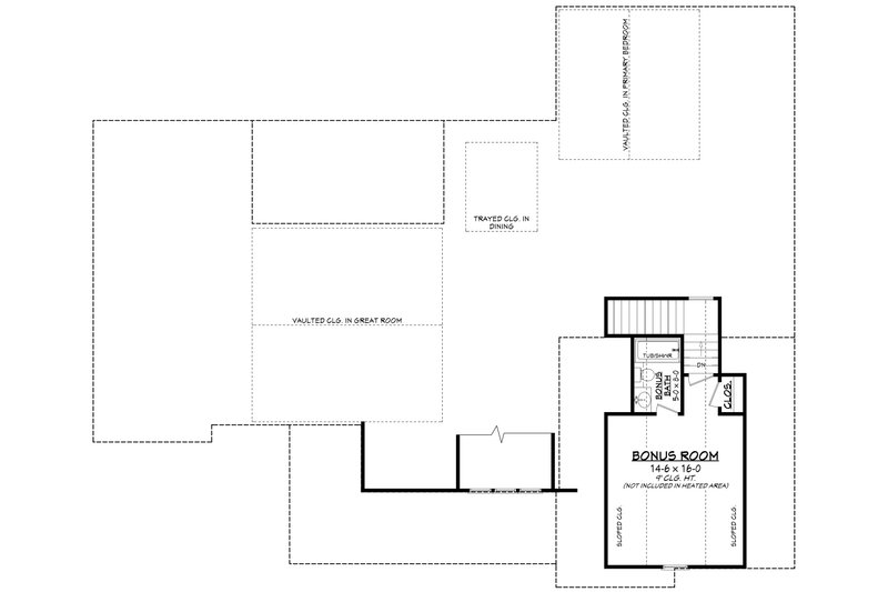 Dream House Plan - Floor Plan - Other Floor 1 for Farmhouse House Plan #430-244 - 3 bed, 2.5 bath