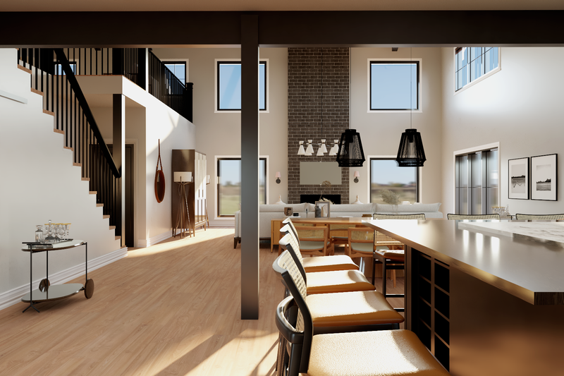 Home Plan - Interior - Kitchen for Barndominium House Plan #1064-419 - 3 bed, 3 bath