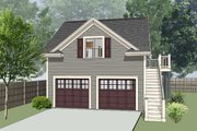 Traditional Style House Plan - 1 Beds 1 Baths 473 Sq/Ft Plan #79-286 