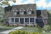 Farmhouse Style House Plan - 4 Beds 2 Baths 3706 Sq/Ft Plan #17-2341 