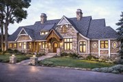 Country Style House Plan - 4 Beds 4.5 Baths 5504 Sq/Ft Plan #928-264 Exterior 