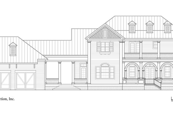 Exterior - Other Elevation for Classical House Plan #930-526 - 3 bed, 2.5 bath