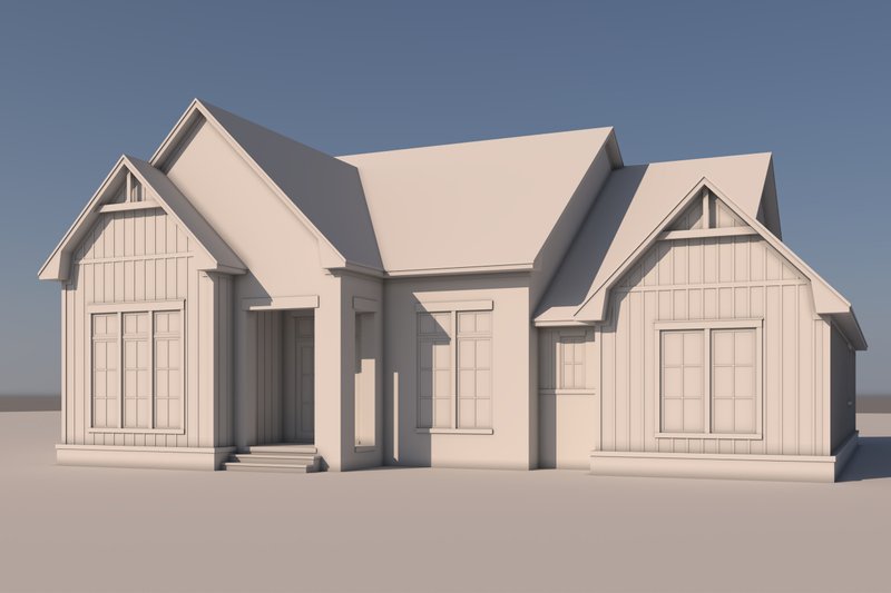 House Blueprint - Exterior - Front Elevation 7 for Farmhouse House Plan #430-334 - 4 bed, 3.5 bath