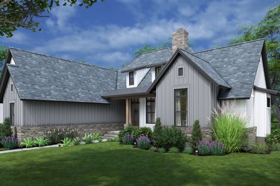 Exterior - Other Elevation 11 for Cottage House Plan #120-280 - 4 bed, 2.5 bath