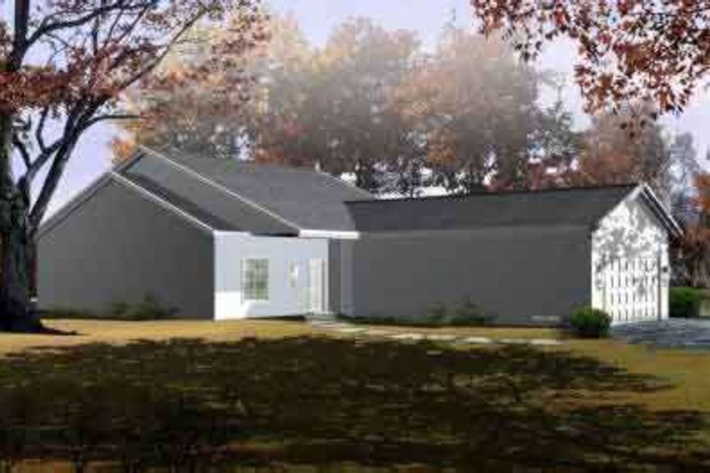 Dream House Plan - Ranch Exterior - Front Elevation Plan #1-1258