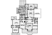Southern Style House Plan - 5 Beds 5 Baths 5209 Sq/Ft Plan #27-305 