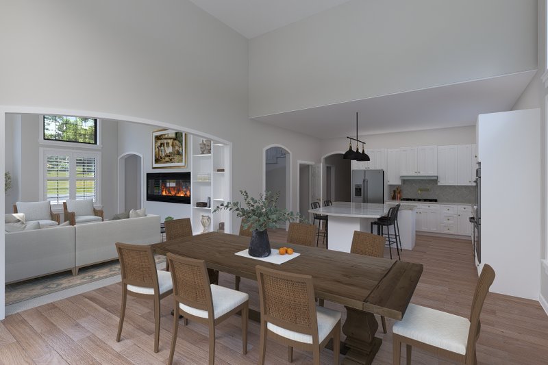 House Blueprint - Interior - Dining Room 1 for Craftsman House Plan #1060-477 - 3 bed, 3.5 bath