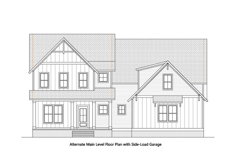Architectural House Design - Exterior - Front Elevation 5 for Country House Plan #1080-12 - 4 bed, 4 bath