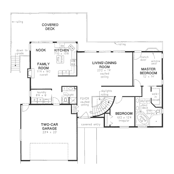 Ranch Floor Plan - Main Floor Plan #18-9210