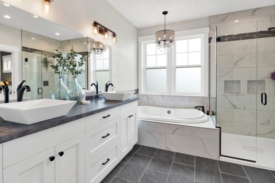 Interior - Master Bathroom 2 for Farmhouse House Plan #1070-16 - 3 bed, 2.5 bath