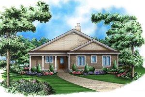Traditional Exterior - Front Elevation Plan #27-506
