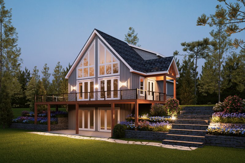 House Plan Design - Country Exterior - Front Elevation Plan #932-1384