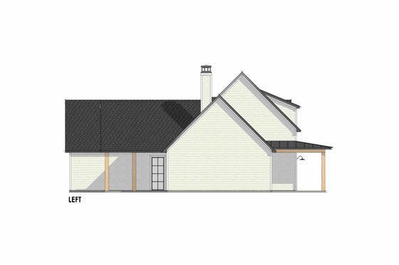 Exterior - Other Elevation for Farmhouse House Plan #1096-96 - 3 bed, 2 bath