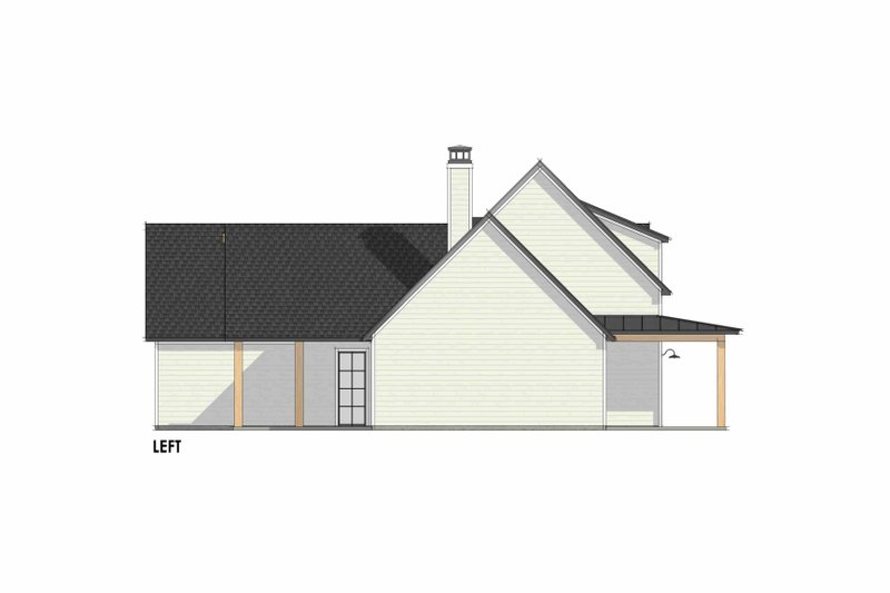 House Design - Exterior - Other Elevation for Farmhouse House Plan #1096-96 - 3 bed, 2 bath