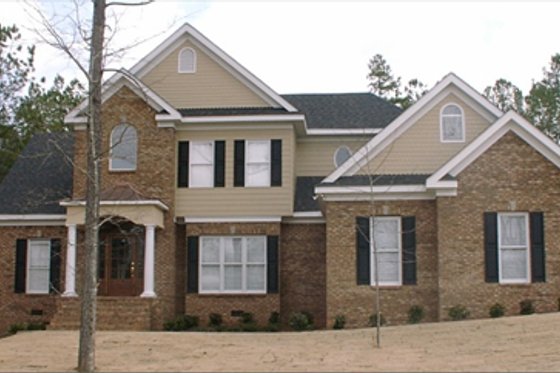 Exterior - Front Elevation for Traditional House Plan #63-350 - 4 bed, 4.5 bath