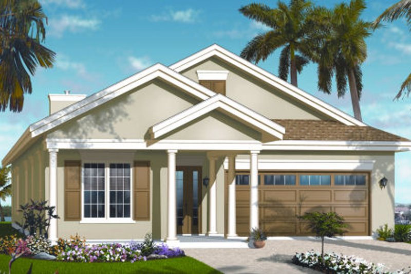 Home Plan - Traditional Exterior - Front Elevation Plan #23-2207