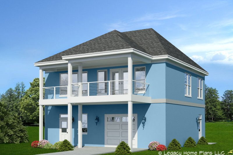 Home Plan - Southern Exterior - Front Elevation Plan #932-581