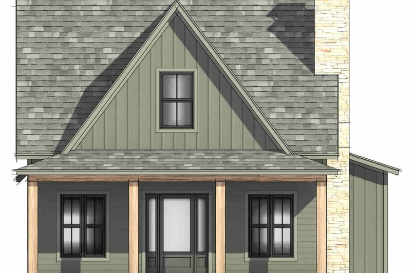 Home Plan - Exterior - Front Elevation 7 for Farmhouse House Plan #1096-144 - 3 bed, 2.5 bath