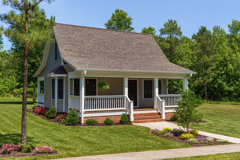 House Blueprint - Cottage Exterior - Front Elevation Plan #17-2139