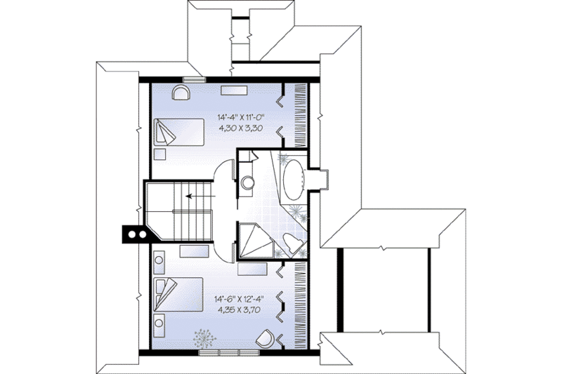 Farmhouse Style House Plan 2 Beds 1.5 Baths 1482 Sq/Ft