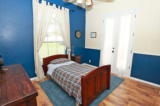 Interior - Bedroom for Mediterranean House Plan #80-151 - 3 bed, 3 bath