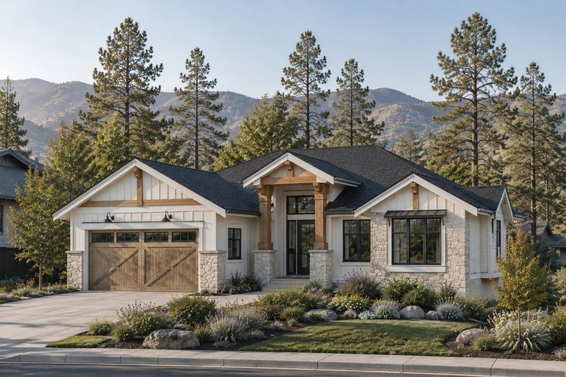 Dream House Plan - Exterior - Front Elevation 2 for Craftsman House Plan #1100-127 - 3 bed, 2 bath