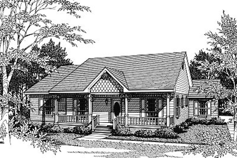 House Design - Victorian Exterior - Front Elevation Plan #14-131