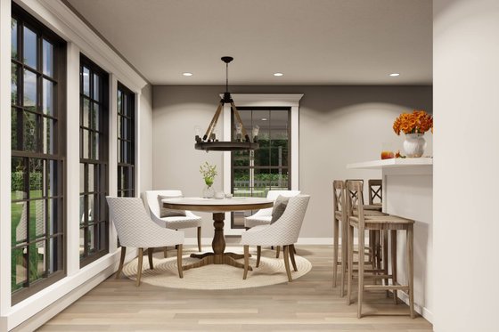 Interior - Dining Room for Farmhouse House Plan #17-286 - 4 bed, 2.5 bath