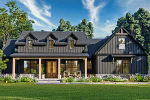 Architectural House Design - Farmhouse Exterior - Front Elevation Plan #119-448