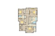 Craftsman Style House Plan - 4 Beds 3.5 Baths 3164 Sq/Ft Plan #1057-19 