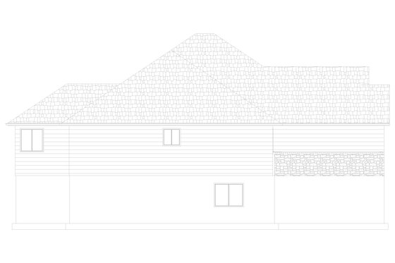 Exterior - Other Elevation for Ranch House Plan #1060-267 - 3 bed, 2 bath