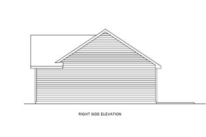 Exterior - Other Elevation for Ranch House Plan #54-603 - 3 bed, 2 bath