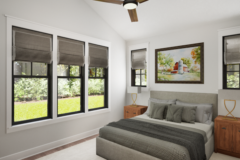 Dream House Plan - Interior - Master Bedroom 1 for Craftsman House Plan #48-1214 - 3 bed, 2 bath