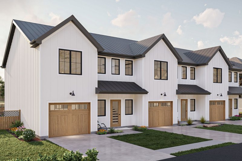Dream House Plan - Modern Exterior - Other Elevation Plan #455-657