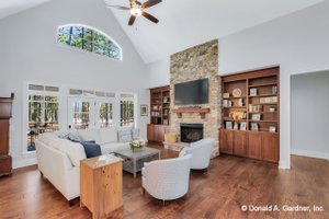 Interior - Family Room for Ranch House Plan #929-1005 - 4 bed, 3 bath