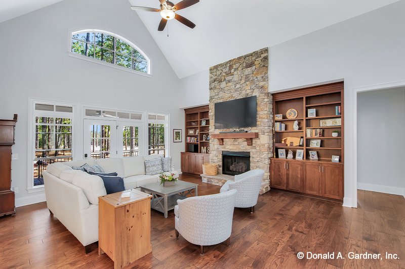 House Design - Interior - Family Room for Ranch House Plan #929-1005 - 4 bed, 3 bath