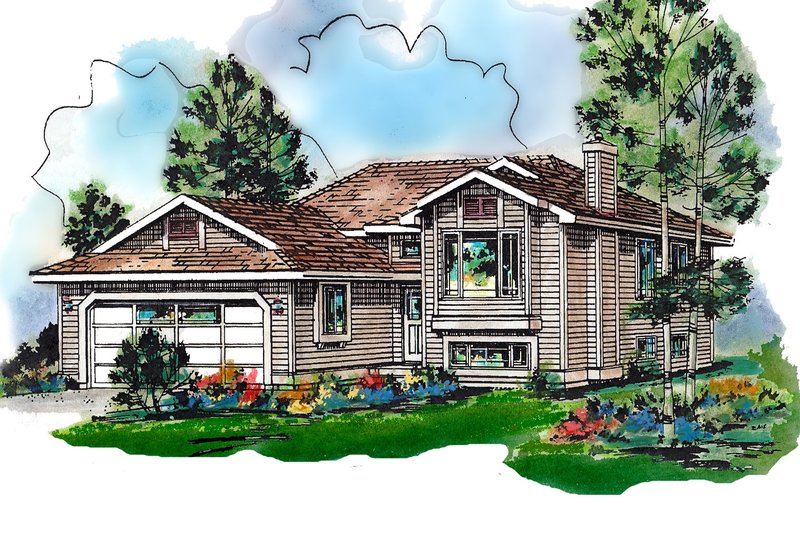 Home Plan - Traditional Exterior - Front Elevation Plan #18-304