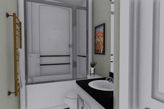 Interior - Bathroom for Ranch House Plan #1060-2 - 2 bed, 2 bath
