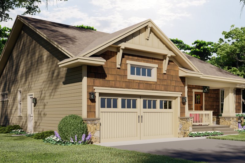 House Plan Design - Exterior - Front Elevation 4 for Craftsman House Plan #51-1175 - 3 bed, 2 bath