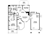 Country Style House Plan - 1 Beds 2 Baths 1403 Sq/Ft Plan #124-438 