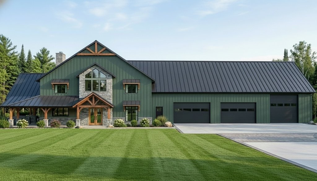 Exterior - Front Elevation 2 for Country House Plan #1064-295 - 5 bed, 3.5 bath